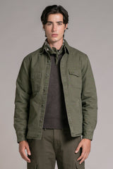 DEREK OVERSHIRT JACKET IN CANVAS