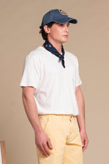 MORRIS T.SHIRT IN JERSEY SLUB CON TASCHINO