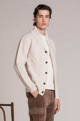 DANIEL CARDIGAN IN MOULINE'