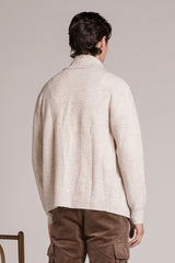 DANIEL CARDIGAN IN MOULINE'