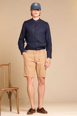 NILS MLN CHINO SHORT MIXED LINEN