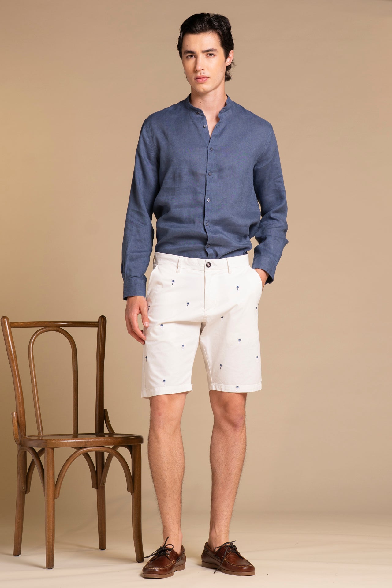 REY CHINO SHORT EMBROIDERY