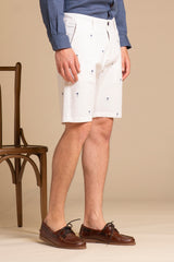 REY CHINO SHORT EMBROIDERY