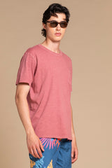 MORRIS T.SHIRT IN JERSEY SLUB CON TASCHINO