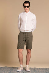 NILS MLN CHINO SHORT MIXED LINEN