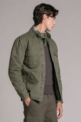 DEREK OVERSHIRT JACKET IN CANVAS
