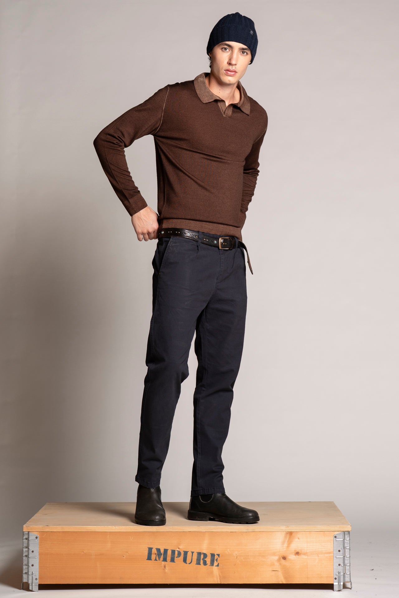 NEIL POLO SKIPPER IN MERINOS