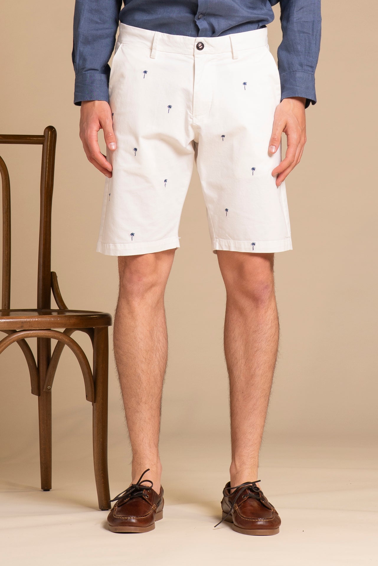 REY CHINO SHORT EMBROIDERY