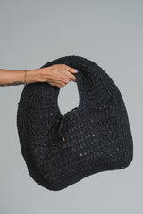 AISHA SHOULDER BAG RAFFIA