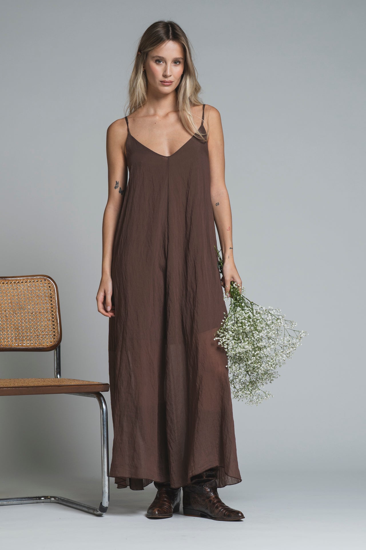 ALBA DRESS BRACES IN MIXED LYONCELL