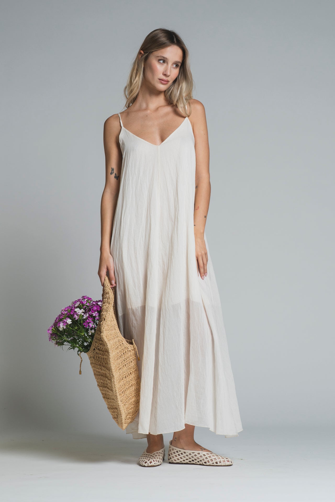 ALBA DRESS BRACES IN MIXED LYONCELL