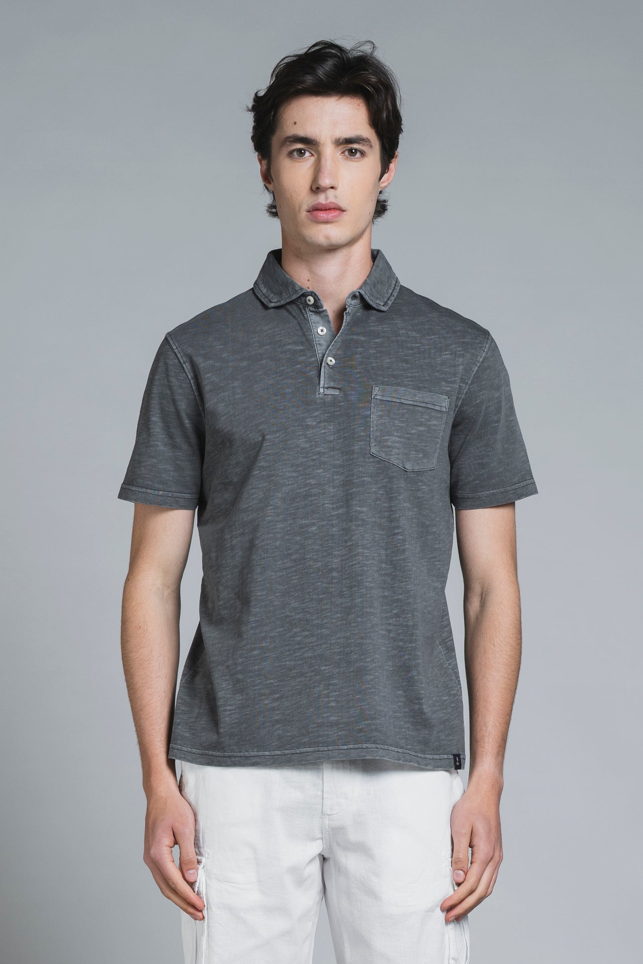 ALBERT POLO IN JERSEY SLUB