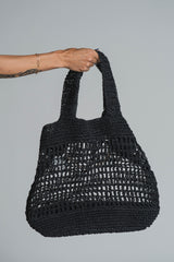 ALYSA SHOPPING BAG RAFFIA
