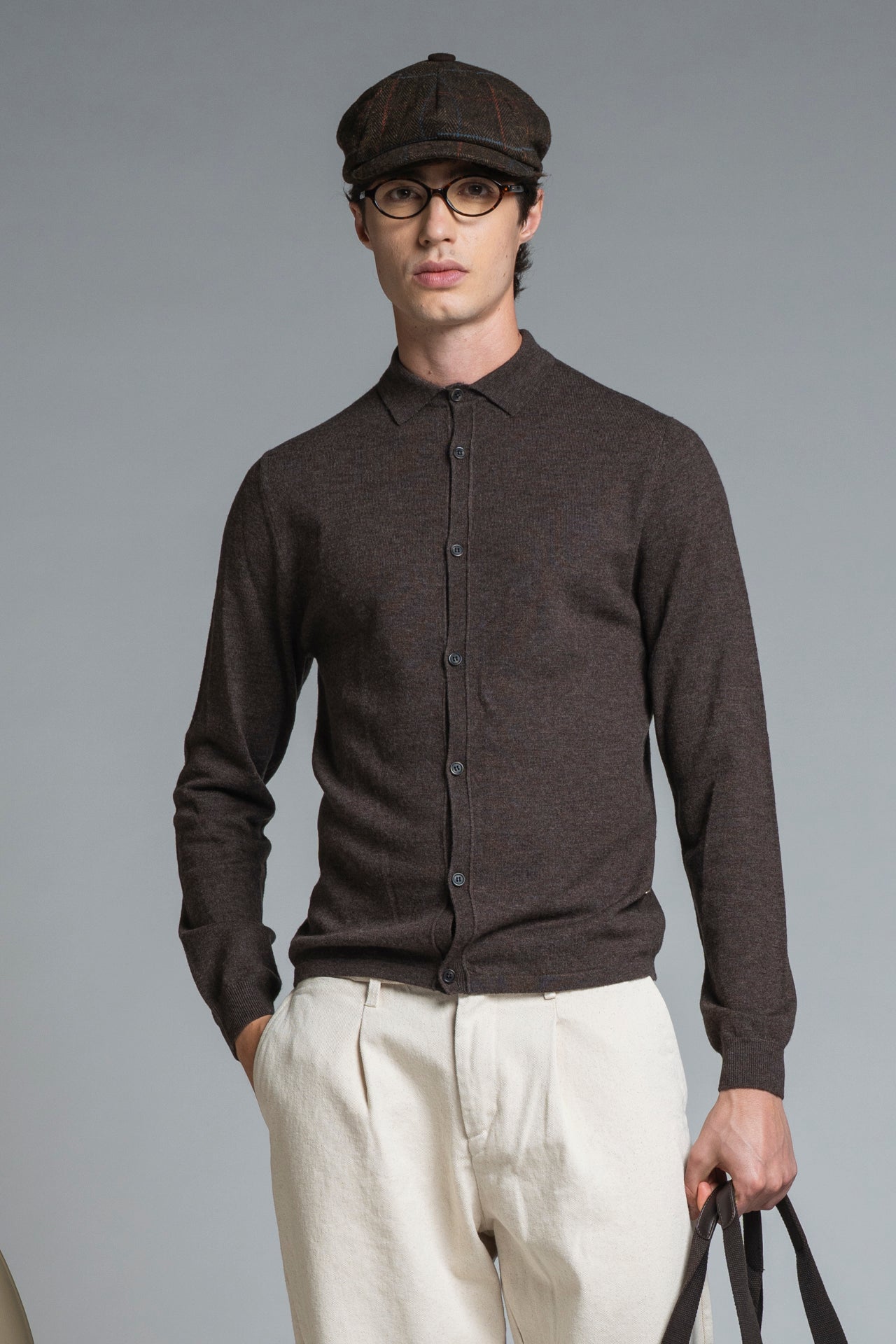 ARDEN SWEATER SHIRT WOOL MERCERIZED