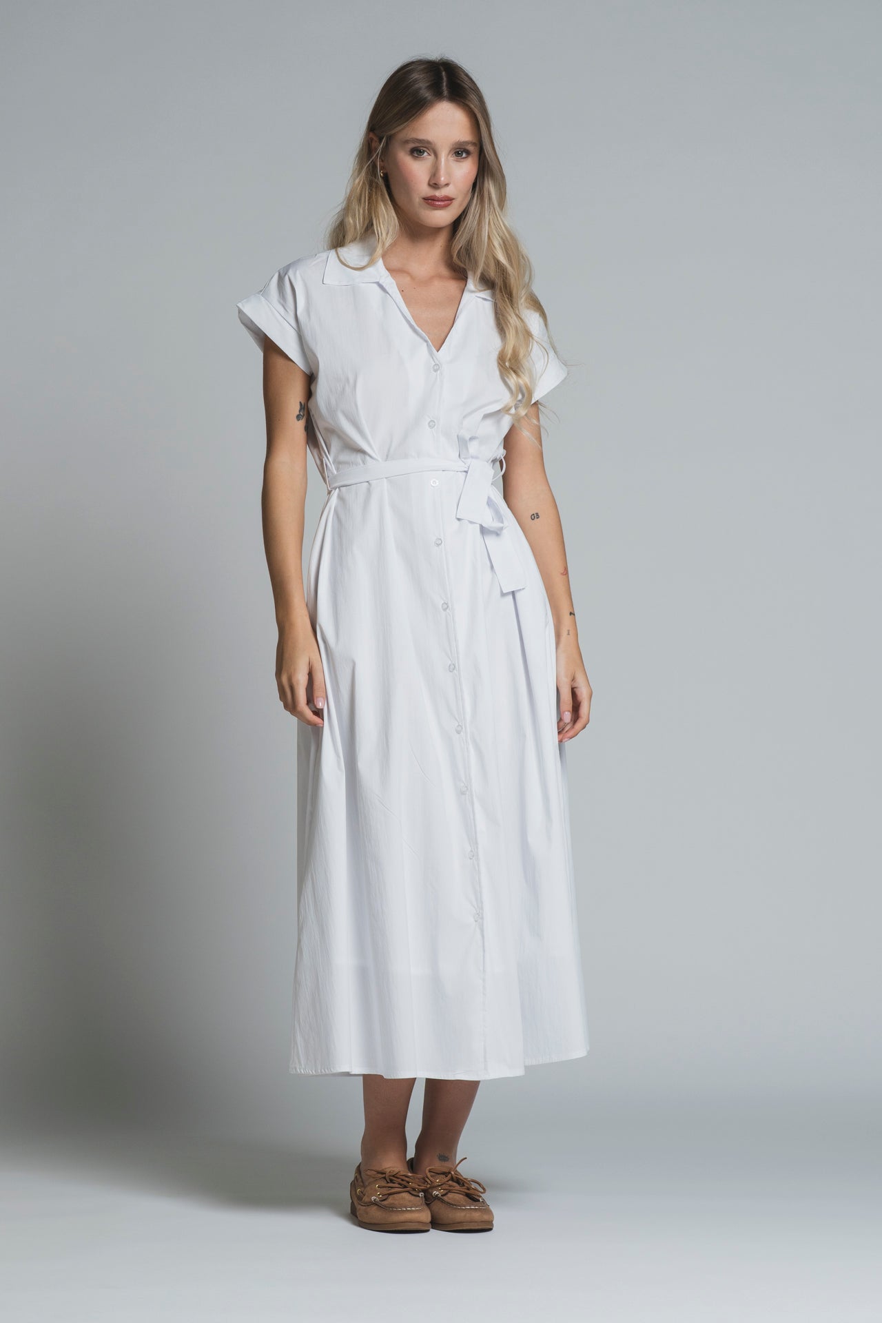 ARES DRESS SHIRT IN POPELINE