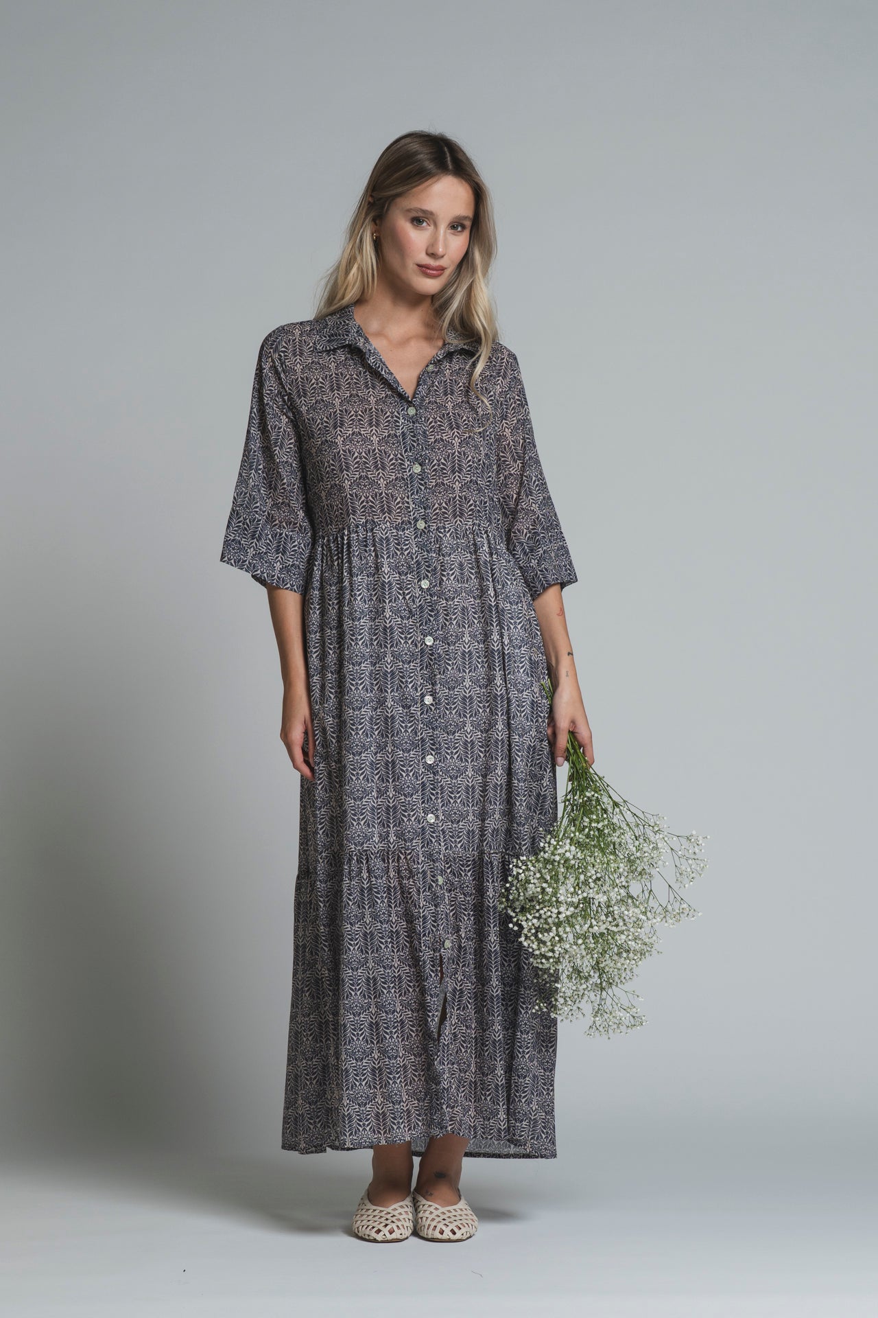 ATHENA DRESS SHIRT IN MUSSOLA