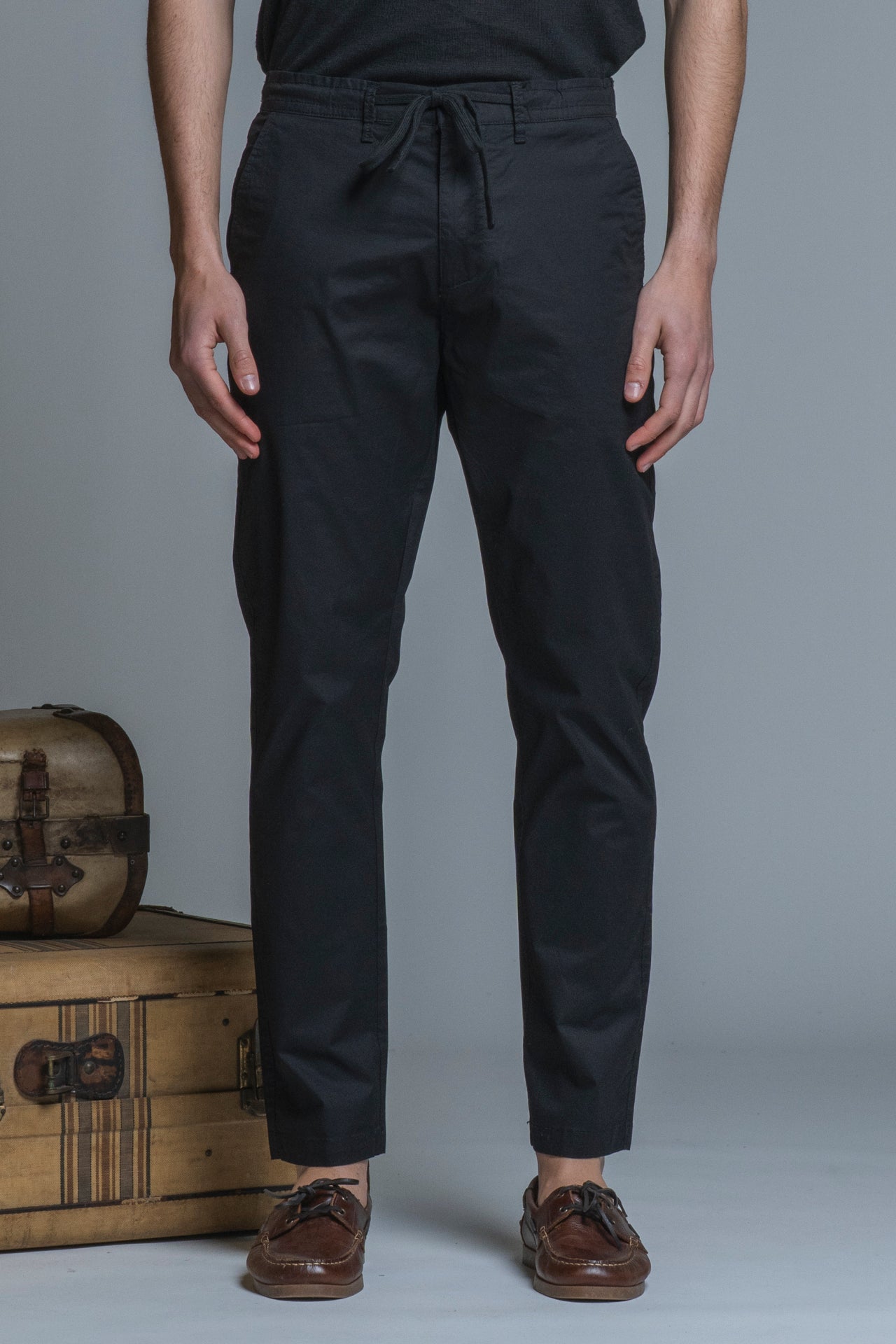 AXEL CHINO LONG SLIM FIT POPELINE CANVAS