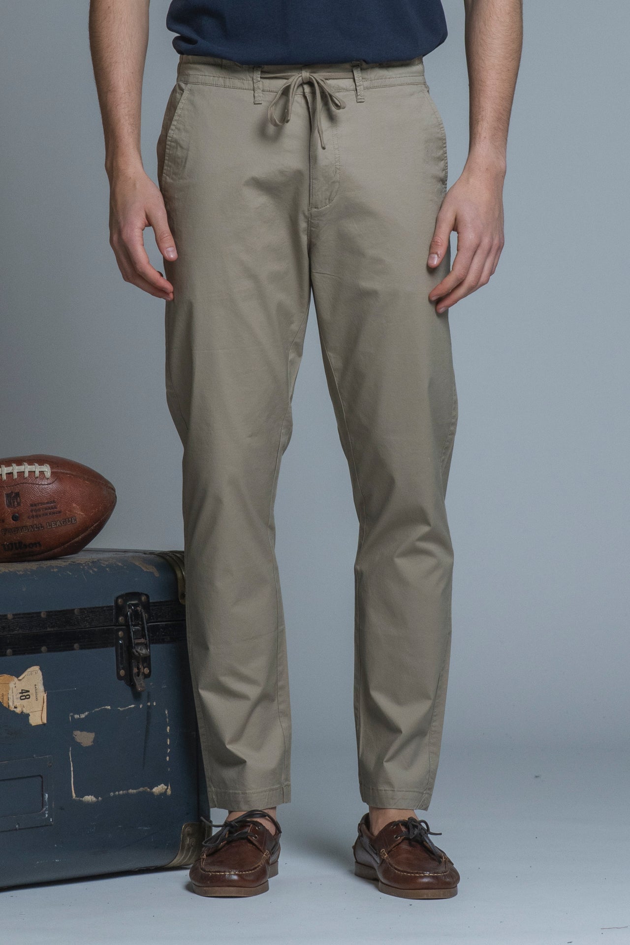 AXEL CHINO LONG SLIM FIT POPELINE CANVAS