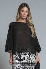 BABY BLOUSE IN MIXED LYOCELL