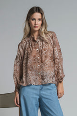 BESTY SHIRT IN MUSSOLA ALL OVER PRINT