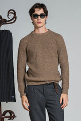 BRUCE ROUND NECK ENGLISH COAST IN BLEND WOOL