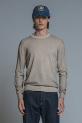 BUCK SWEATER IN COTTON COLD DYED