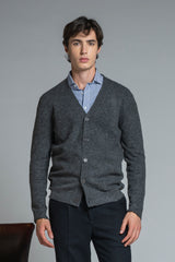 CHAD CARDIGAN IN MIXED WOOL
