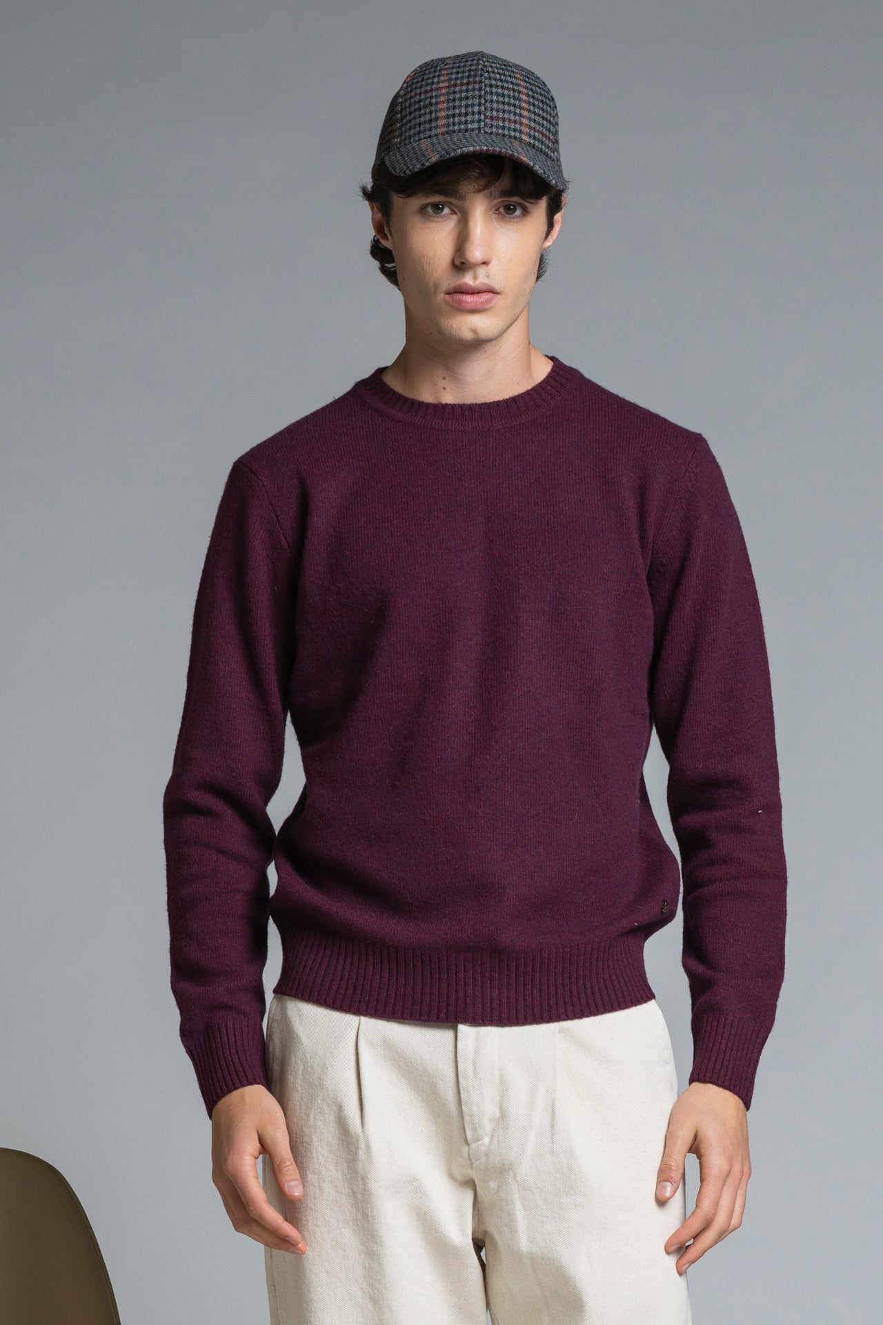 CHARLIE ROUND NECK IN LAMBSWOOL