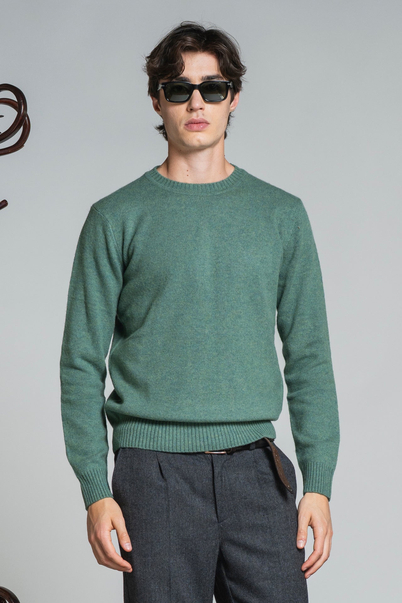 CHARLIE ROUND NECK IN LAMBSWOOL