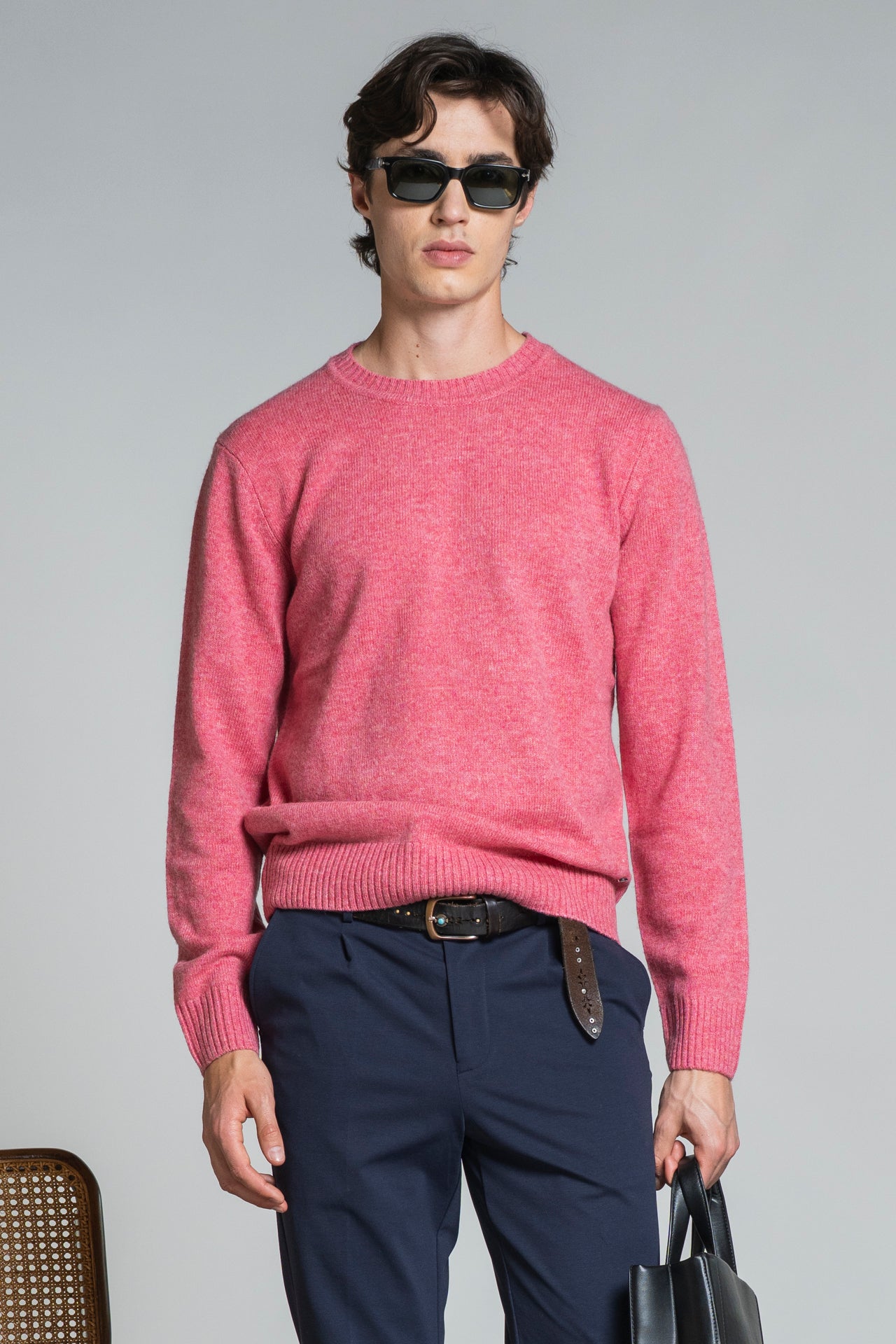 CHARLIE ROUND NECK IN LAMBSWOOL