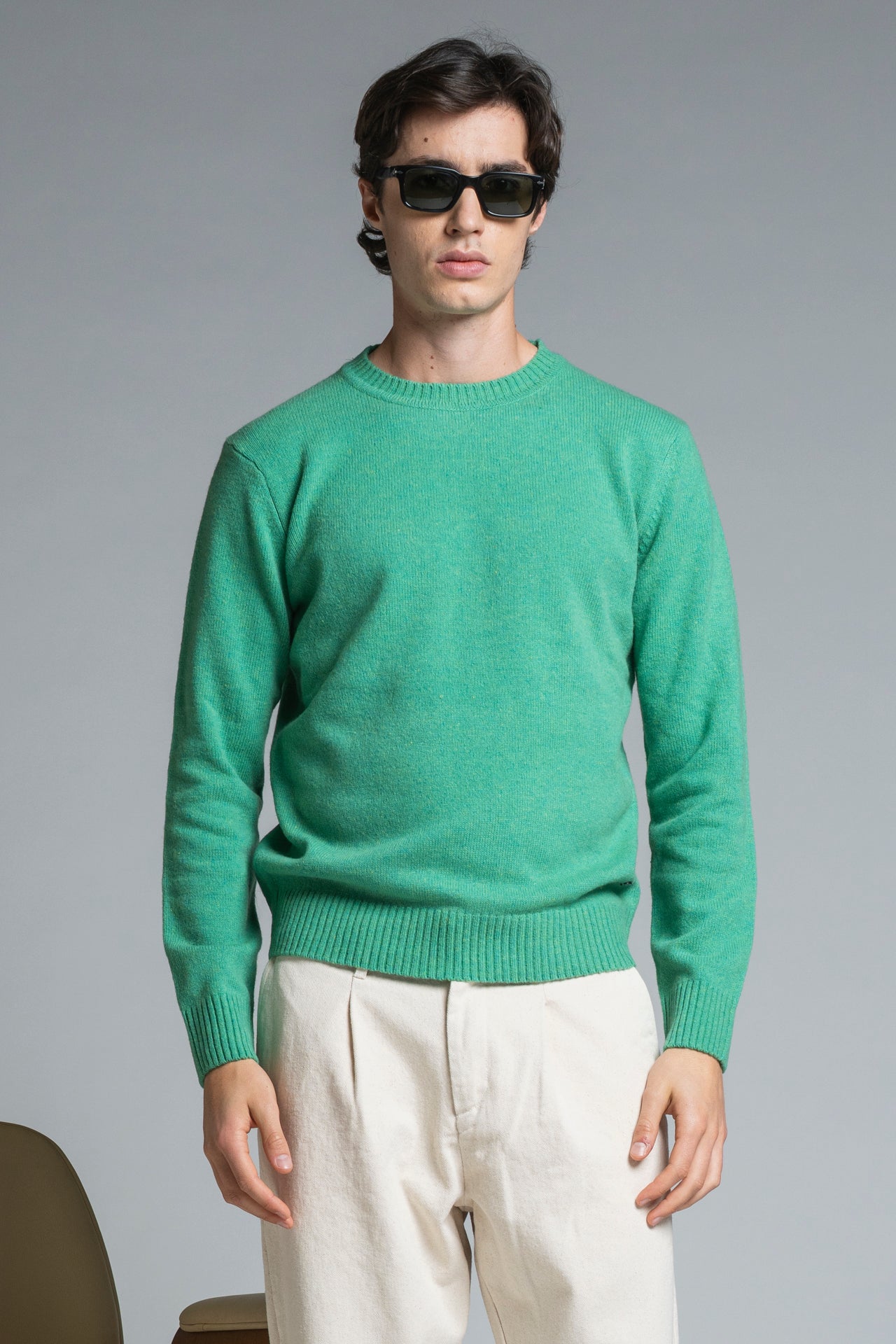CHARLIE ROUND NECK IN LAMBSWOOL