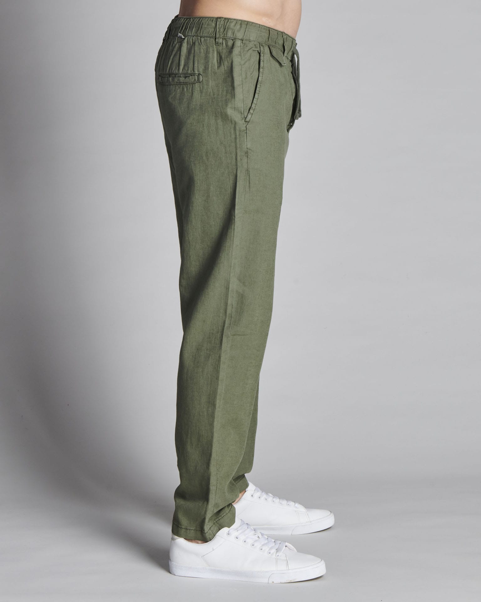 PANTALONE COMFORT MISTO LINO