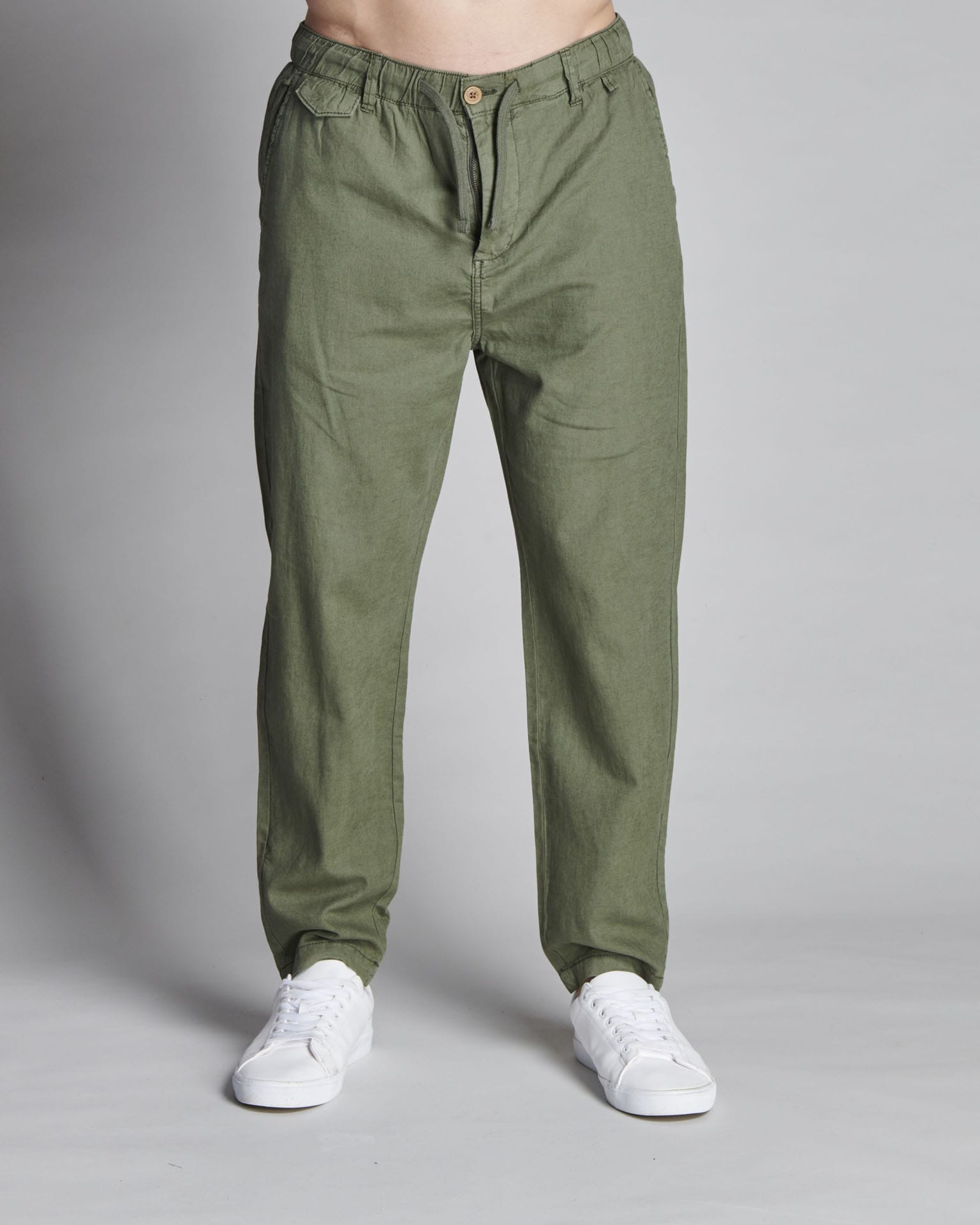 PANTALONE COMFORT MISTO LINO