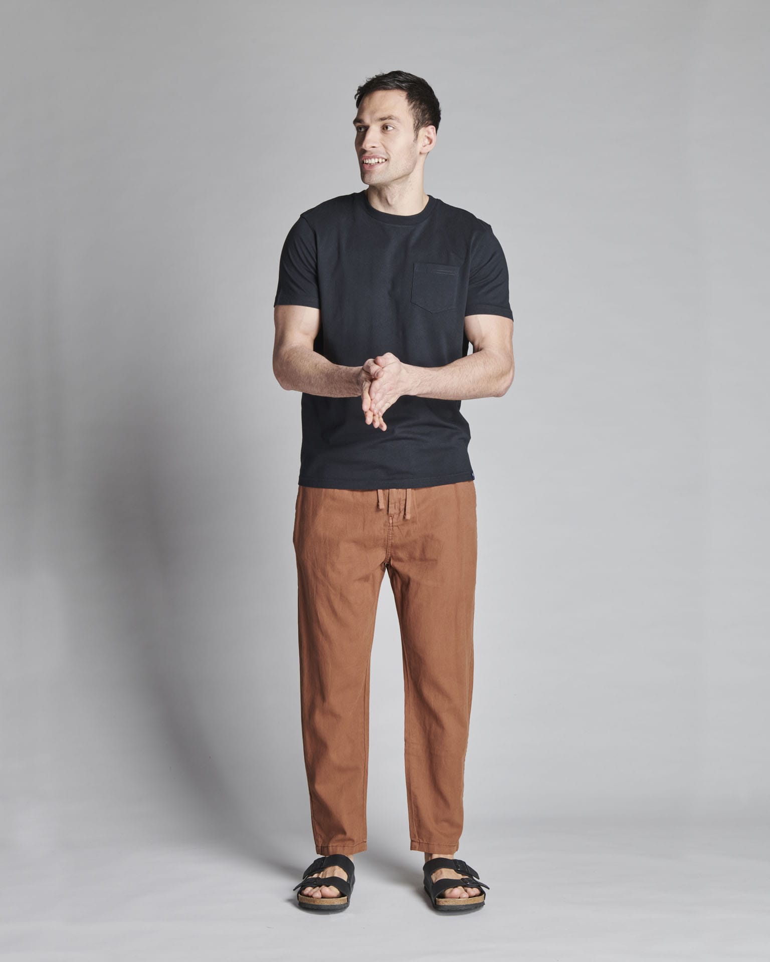 PANTALONE COMFORT MISTO LINO