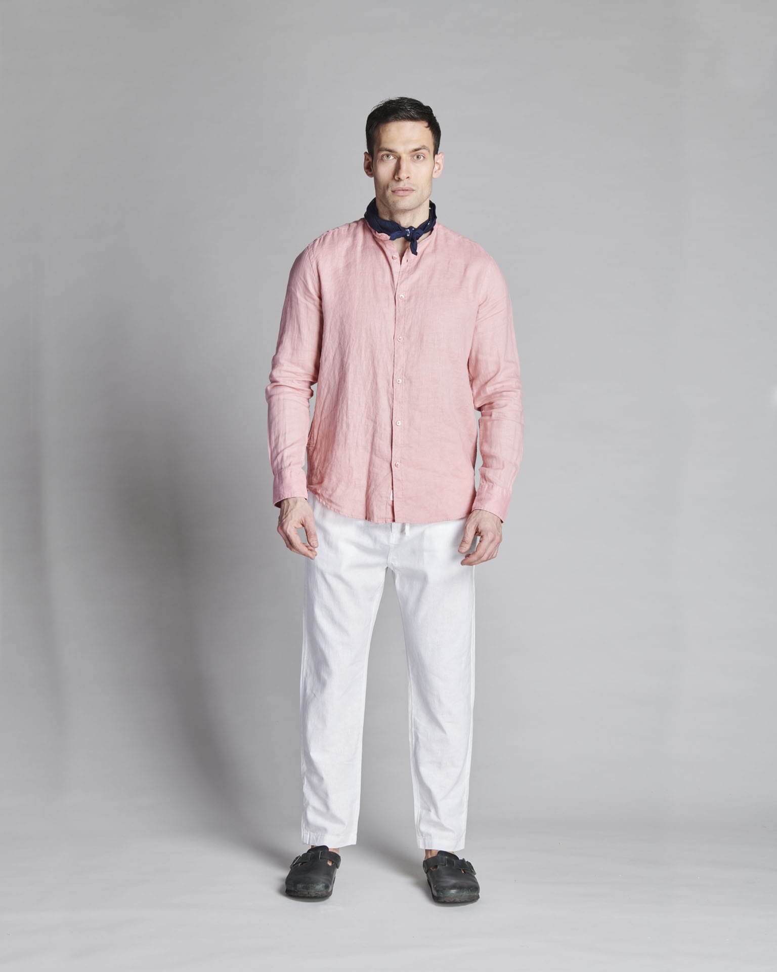 PANTALONE COMFORT MISTO LINO