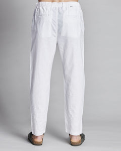 PANTALONE COMFORT MISTO LINO