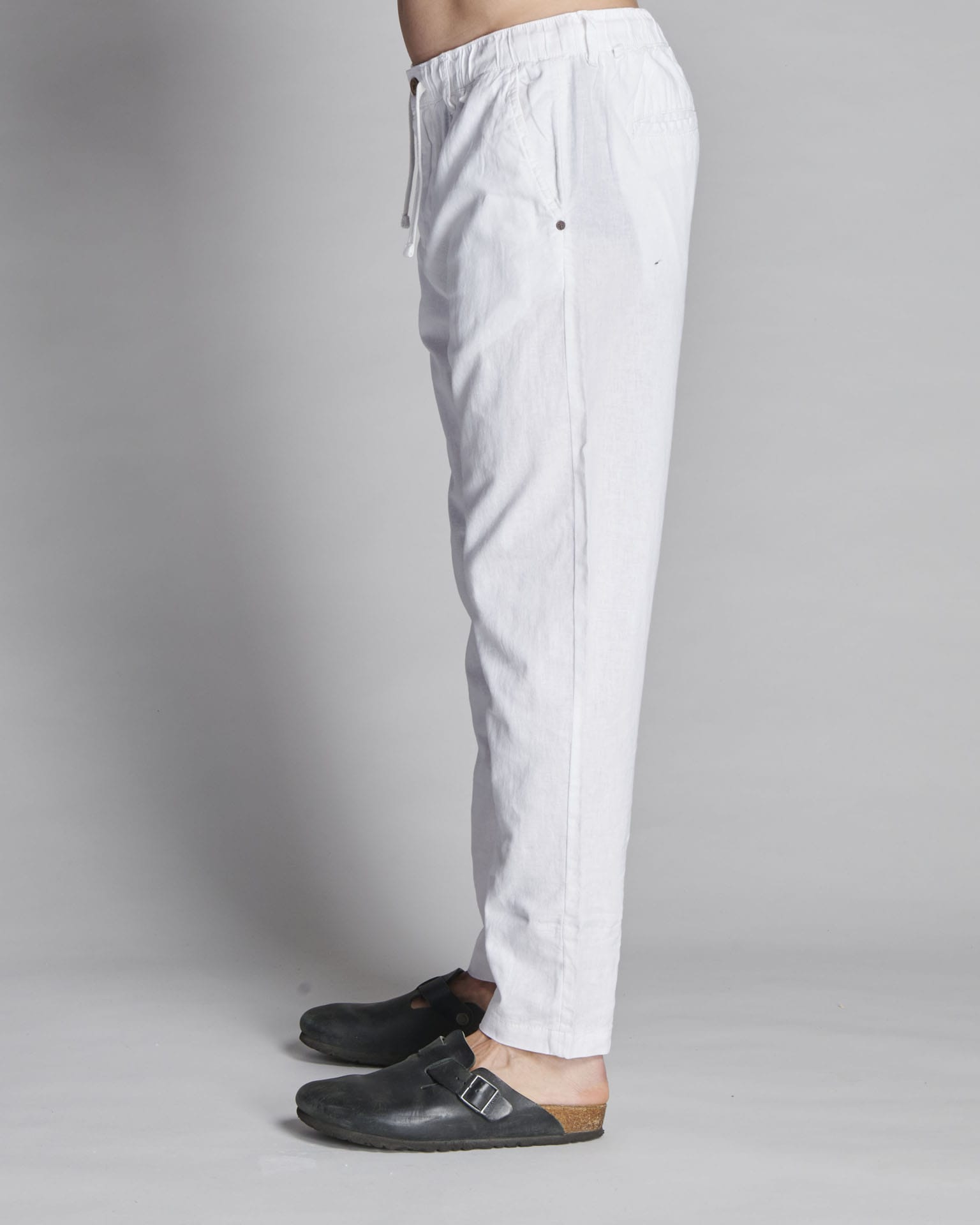 PANTALONE COMFORT MISTO LINO