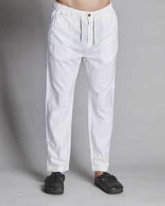 PANTALONE COMFORT MISTO LINO