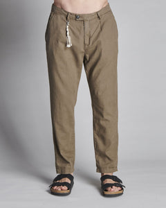 PANTALONE COMFORT  MISTO LINO
