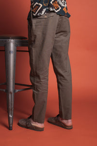 PANTALONE CHINO COMFORT LINO COTONE