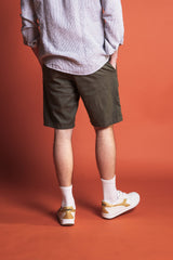 BERMUDA IN LINO E COTONE COMFORT FIT