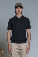 CLARK SWEATER POLO SKIPPER IN COTTON CREPE