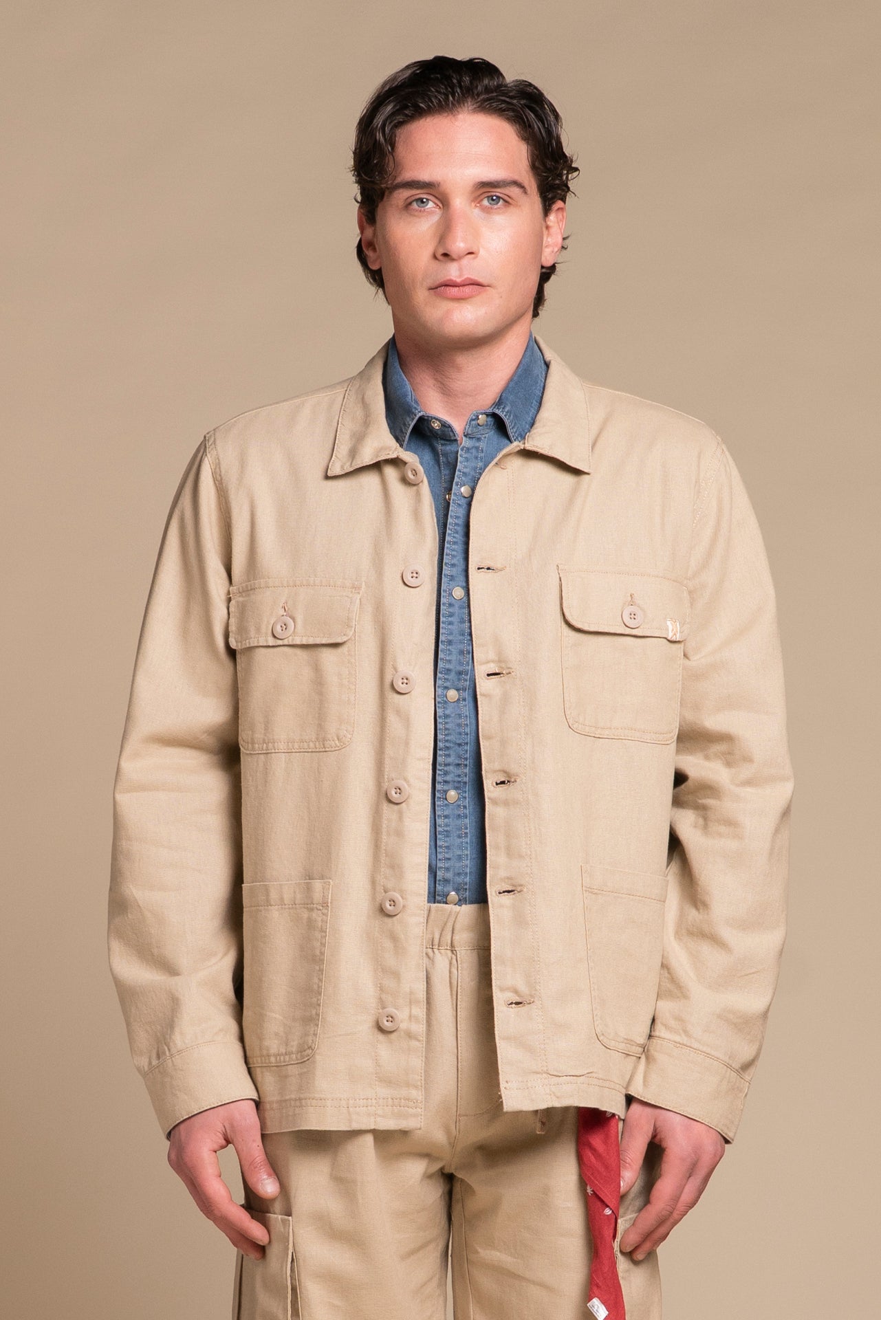 CODY JACKET MIXED LINEN