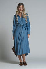 COLE DRESS SHIRT IN CHAMBRAY