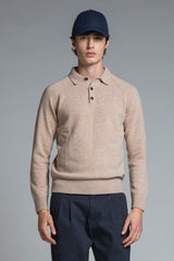 COLIN POLO IN LAMBSWOOL