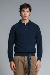 COLIN POLO IN LAMBSWOOL