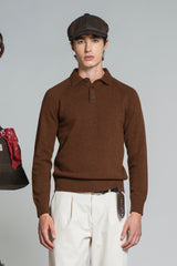 COLIN POLO IN LAMBSWOOL