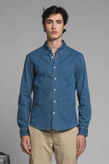 CONNOR SHIRT IN DEMIN BUTTON DOWN