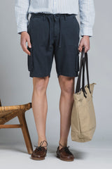 COOPER CARGO SHORT IN MIXED LINEN