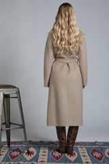 CLAIR LONG COAT IN MIXED WOOL